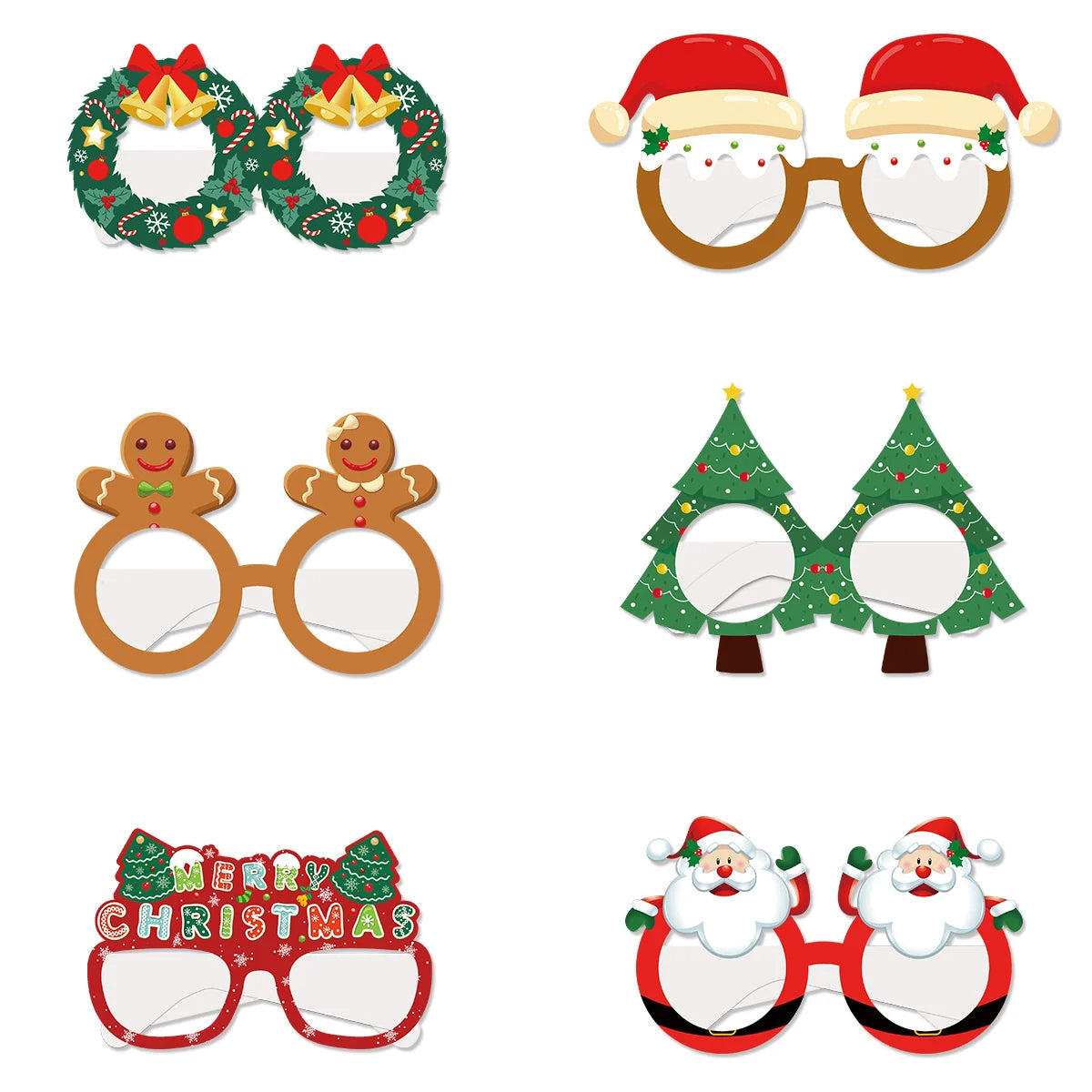 Festive Christmas Photo Glasses