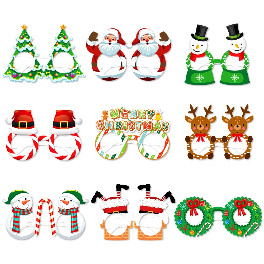 Festive Christmas Photo Glasses