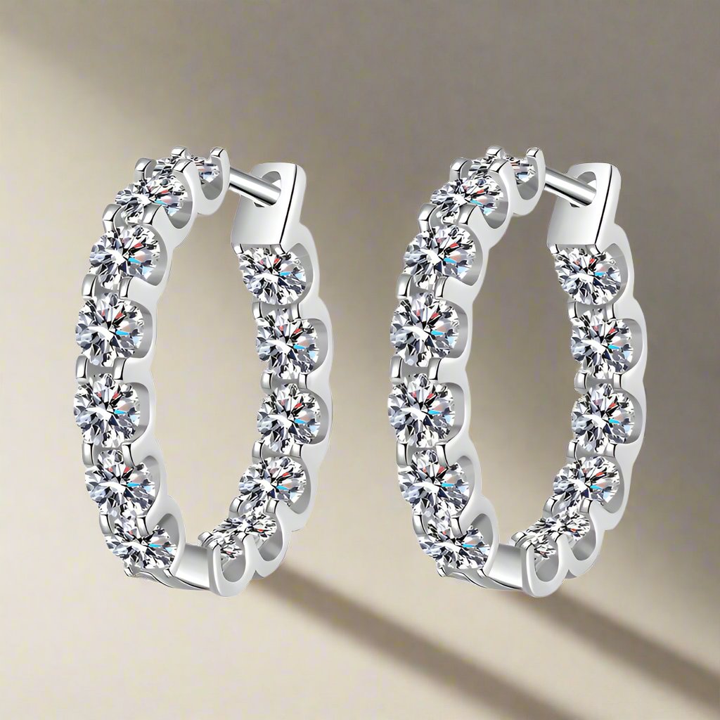 Moissanite Dazzle Earrings