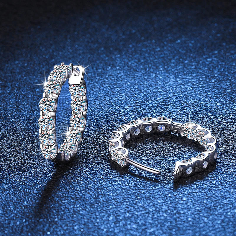 Moissanite Dazzle Earrings