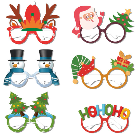 Festive Christmas Photo Glasses