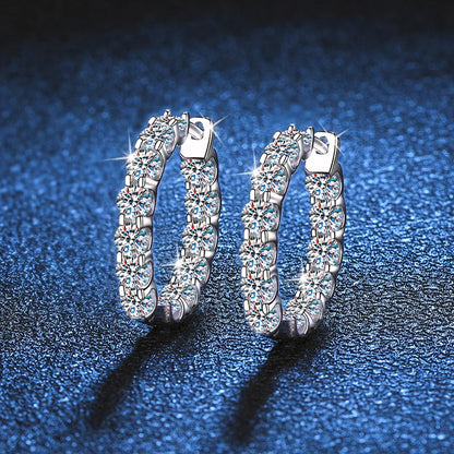 Moissanite Dazzle Earrings